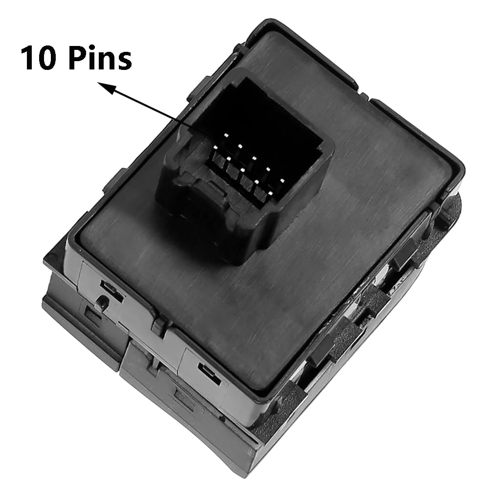 Trailer Brake Controller Module Switch 10-Pin, Trailer Brake Control Switch, Compatible with Dodge Durango 2019-2021 Compatible with Dodge RAM 1500 Classic 2500 3500 4500 5500 2013-2018