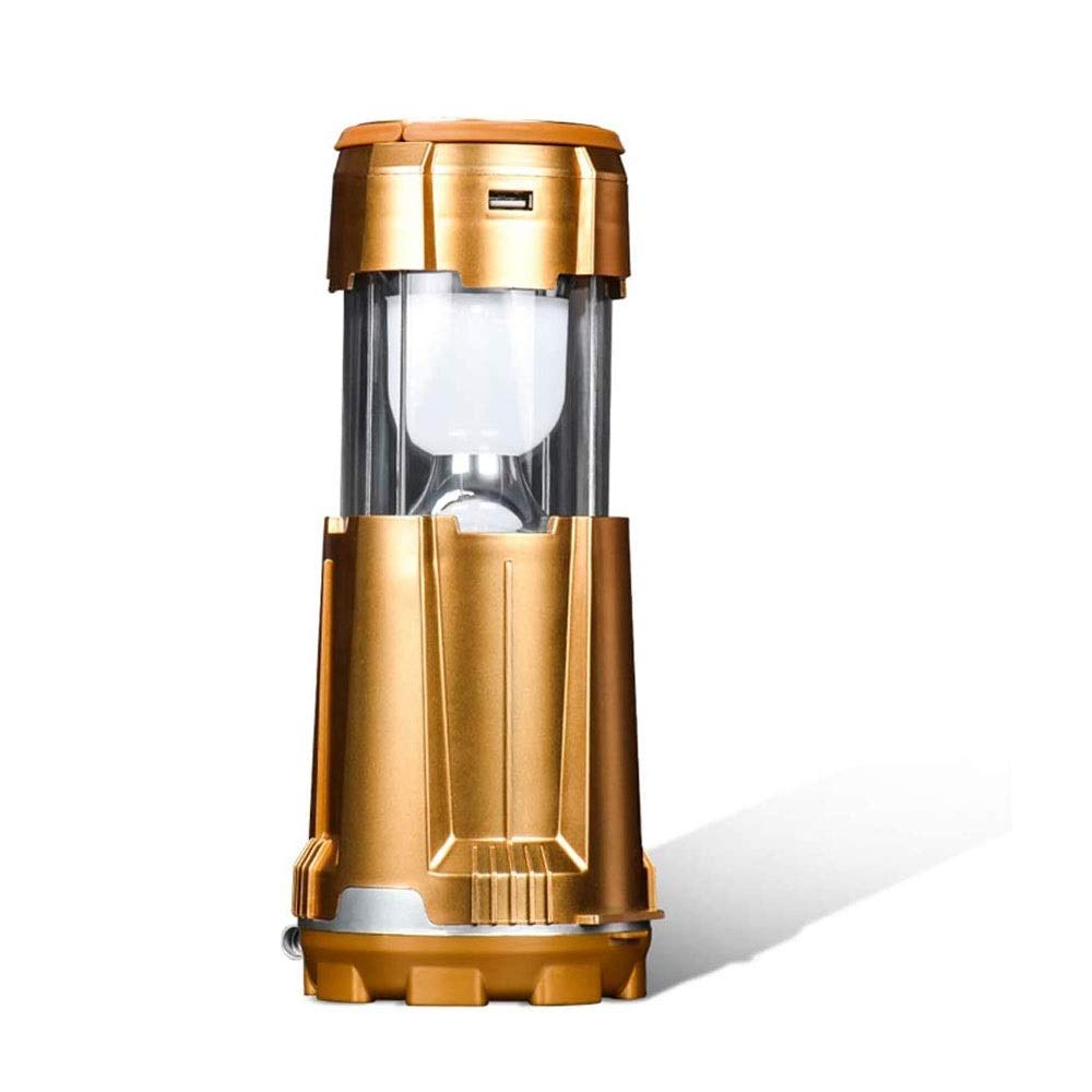 Latarnia kempingowa ADITAM Akumulator, latarnia LED Camping, turystyka, rekreacja na świeżym powietrzu, ładowanie USB, lampa wędkarska z wentylatorem Outdoor Camp Light trwałe latarnie latarki (kolor: