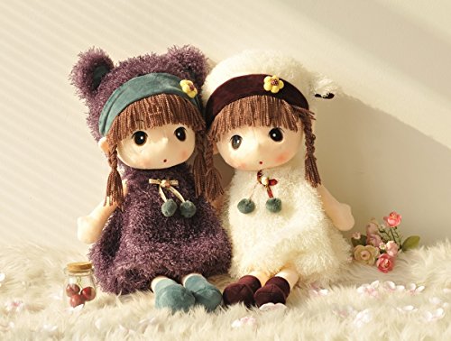 Hwd Kawaii 17 Inch Stuffed Plush Girl Toy Doll . Good Gift For Kids Baby Lover.(Purple) #TOP4