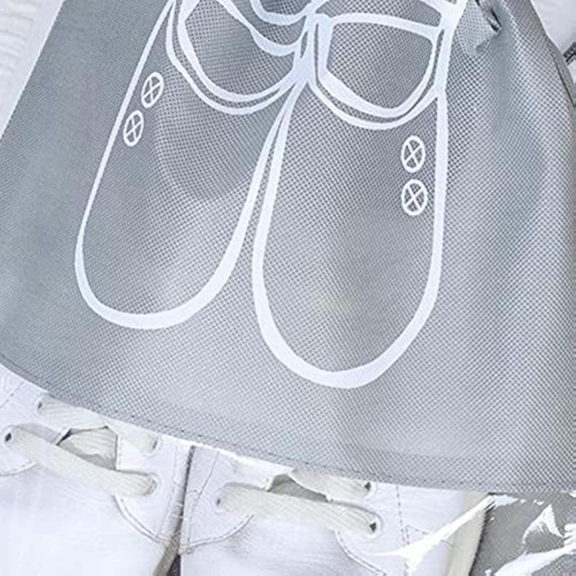 2xDust-Proof Thick Foldable Pouch Shoe Storage Bag