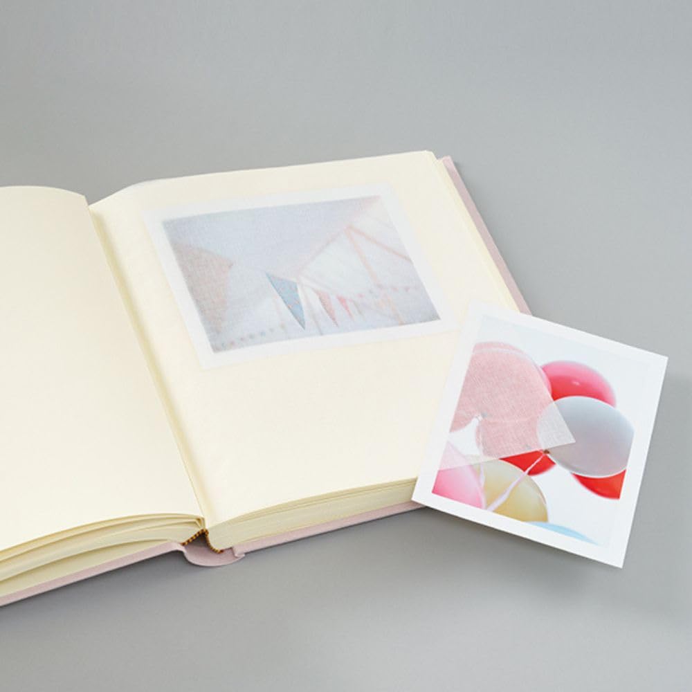 Semikolon 371956 Foto-Album Classic Event Large - 30,5 x 31 x 5,3 cm - 100 Seiten für 200 Fotos - Cotton Candy rosé