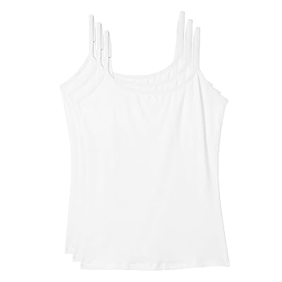 PACT Organic Cotton Shelf Bra Camisole 3 Pack Women