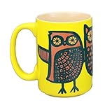 Kitsch'n Glam Owl Mug  (Yellow)