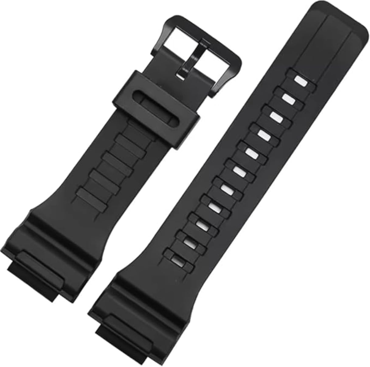 Panlouting Repuesto Correa de Reloj Resina 18mm compatible con Casio AE-1300, AE-1200, F-108, W-216H, AE-1000W, SGW-300H, AQ-S800W y W-800H.