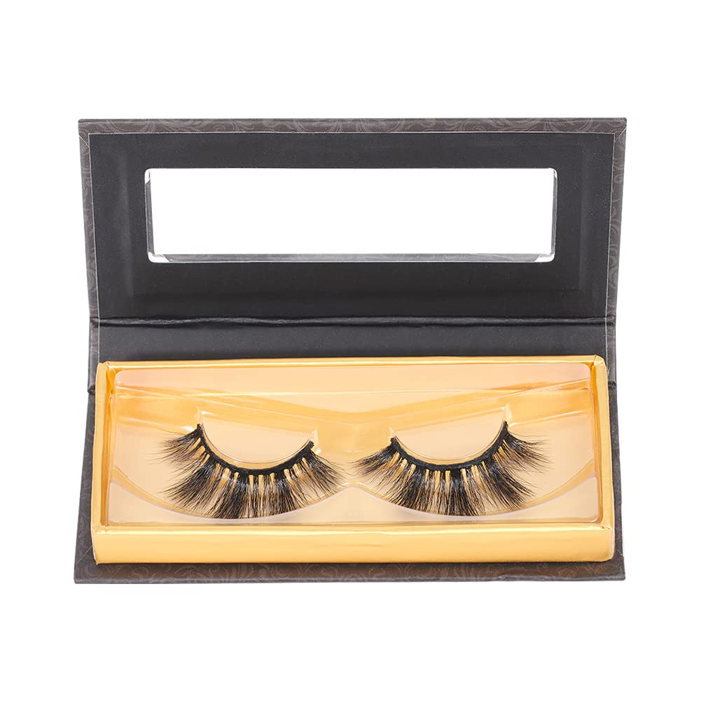 Arison Faux Mink Lashes Natural Look Fluffy Fake False Eyelashes 3d Wispy Lashes Long Lashes Bulk for Women (B03)