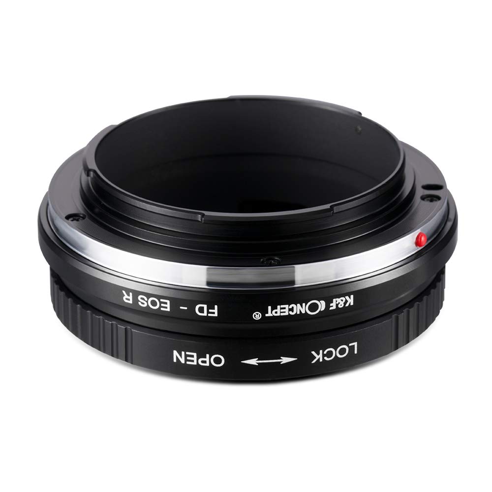 K&F CONCEPT Lente Mount Adattatore Manuale Fuoco: Compatibile con Lente Compatibile con Canon FD a Corpo Fotocamera Compatibile con Canon R