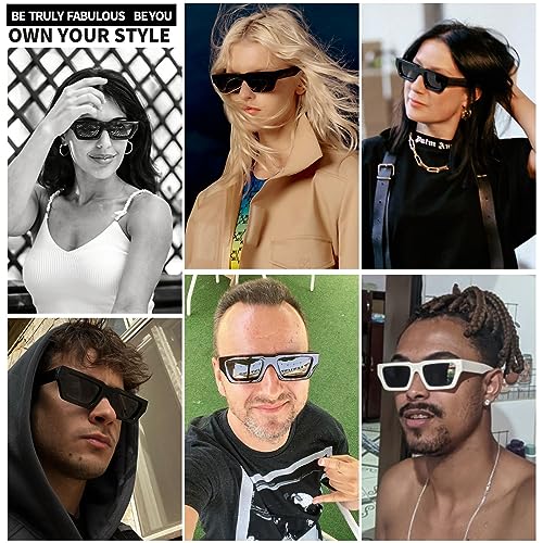 Small 90s Retro Rectangle Sunglasses for Women Men Vintage Fashion Square Sun Glasses2
