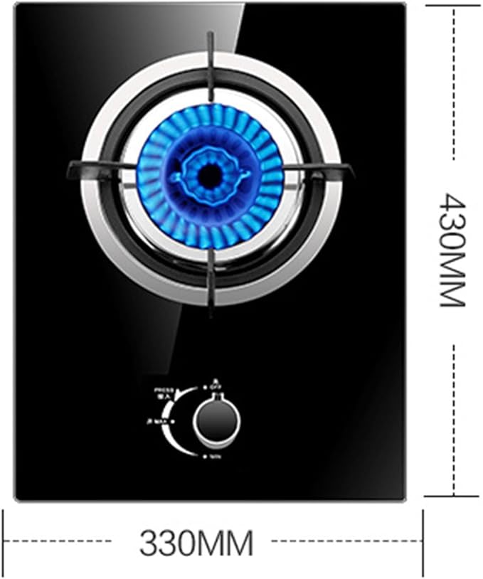 Estufa de Gas 1 Quemador 4.8KW, Vidrio Templado, Protección de Apagado miniatura 3