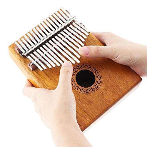 CHENTAOMAYAN 17 Key Kalimba Enkele Board Solid Acacia Hout Duim Piano Mbira Natuurlijke Mini Toetsenbord Instrument met… - Image 4
