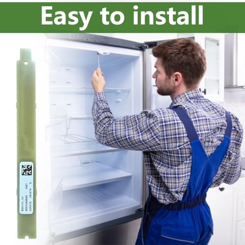 Tomedeks 1 x Kühlschrank-LED-Lichtleiste,LED-Lichtleiste für Kühlschrank,Ersatz-LED-Lichtstreifen für Siemens für Bosch 9V Kühlschrank LED-Lichtleiste,Siemens Kühlschrank Ersatzteile(3 V)