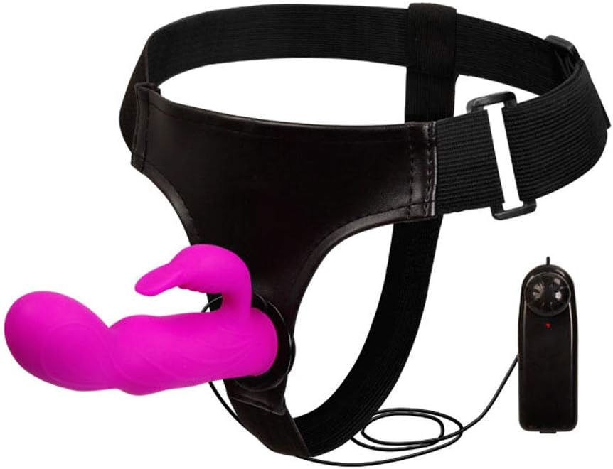 YD Arnés con Vibrador Conejito Rampante de silicona ...