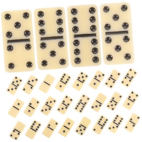 HOMOBABE Domino Set Klassisch Schwarz-Weiß N0505XDF34225JY2WV