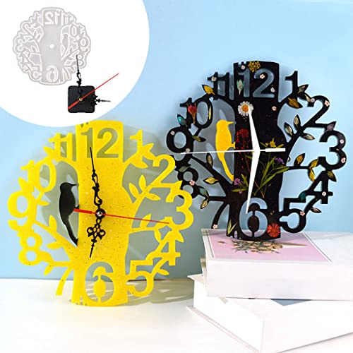 Colcolo Molde para relógio de silicone, conjunto faça você mesmo, moldes para enfeites de fundição d