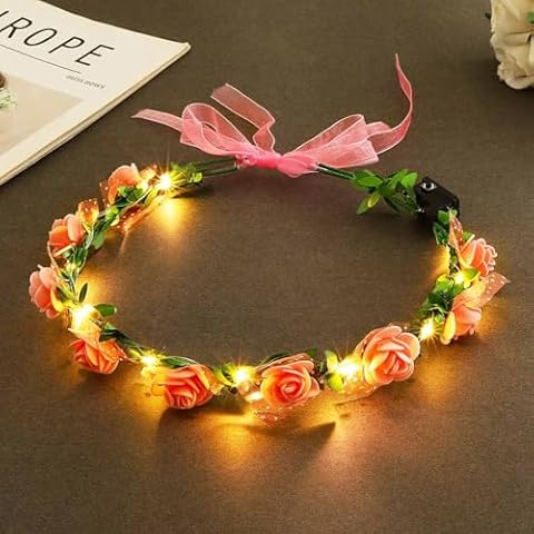 Couronne de fleurs LED Vakkery Cover