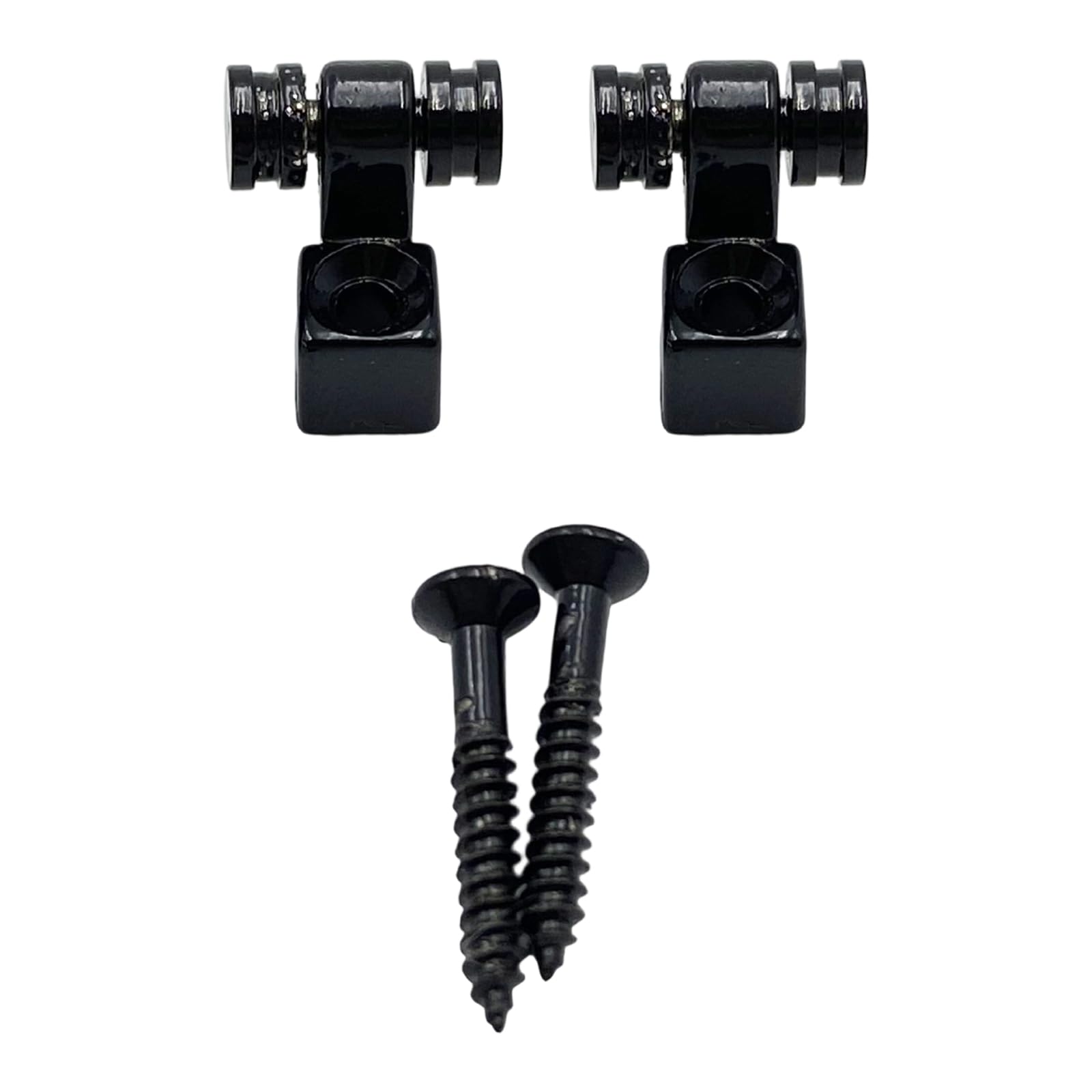 Guitar Roller String Retainers Electric Guitars Strings Retainer Tree Standard Roller String Guides With Mounting Screws Strings Trees Replacement Part For Electric Guitars