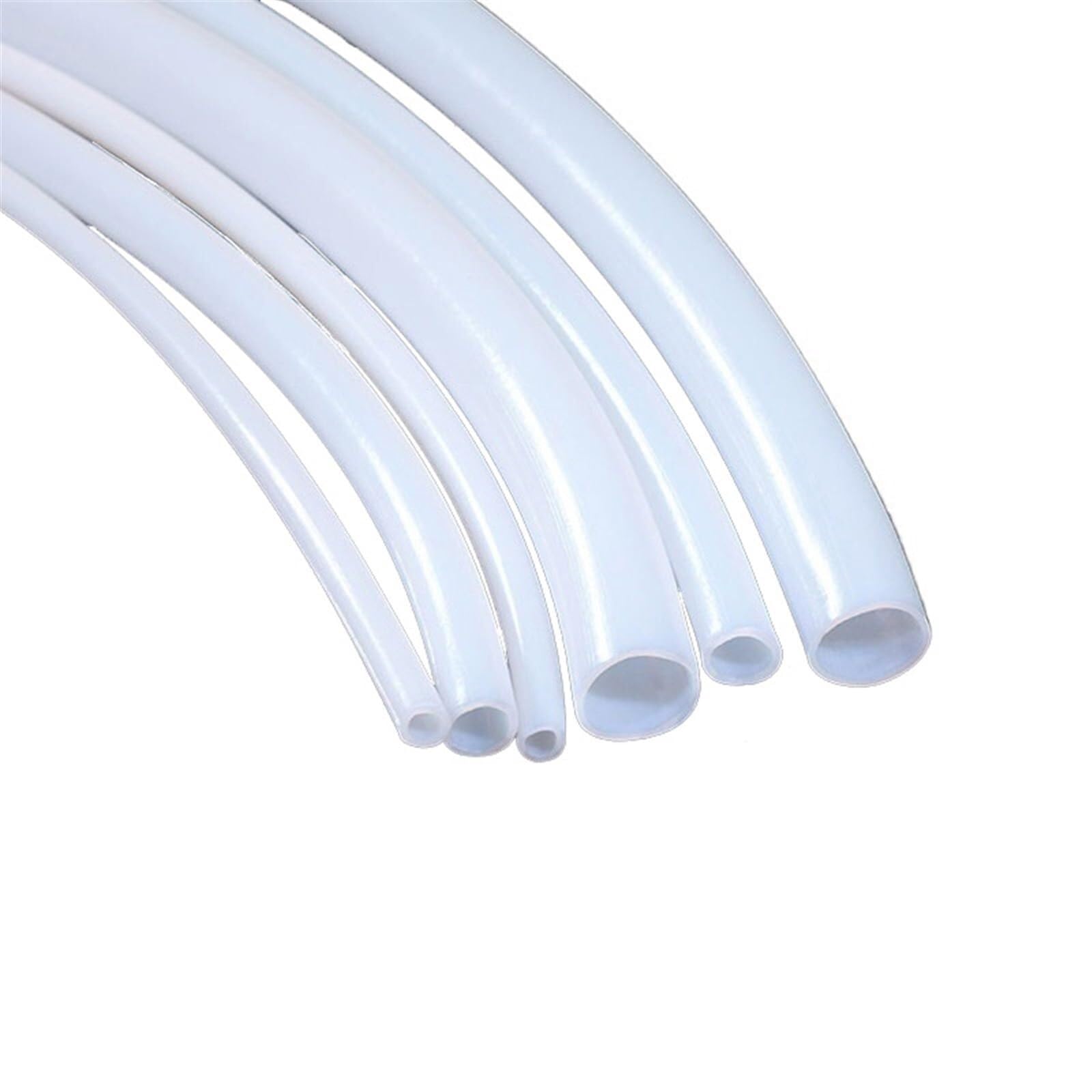 Flexiable Rubber White PTFE Soft Hose Tube Pipe 1Mm-18Mm Id Drain Elastic(1.5 * 3.0Mm 1M)