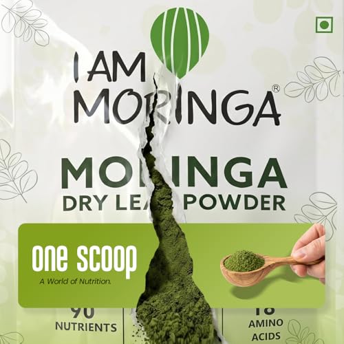 Image of Moringa Powder 681gm,Pure And Natural Drumstick Leaf Powder Good for Skin, Hair with No Chemicals and Preservatives (Pack Of 3 x 227gm)