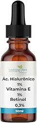 Sérum Ácido Hialurônico 1% + Vitamina E 1% + Retinol 0,3% - 30ml