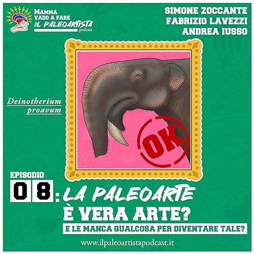 Ep. 8 - LA PALEOARTE È VERA ARTE? - E LE MANCA QUALCOSA PER ESSERE CONSIDERATA TALE Podcast Por arte de portada