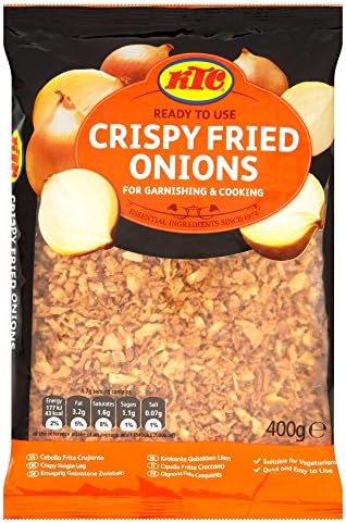 KTC Fried Onions, 400 g, Pack of 12