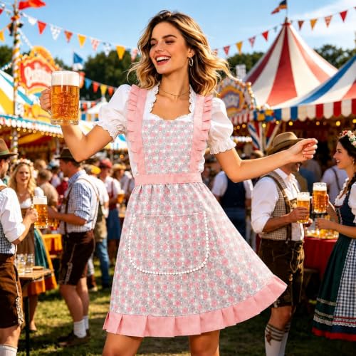 Delantal elegante versátil y combinable para fiestas tradicionales y tiempo libre 2