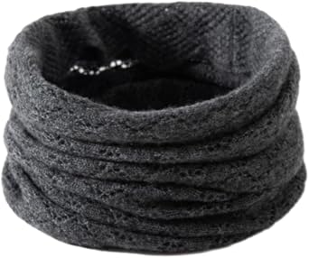 Premium Winter Cashmere Neck Warmer, Infinity Loop Cowl Scarf, Knit Neck Gaiter Head Muffler