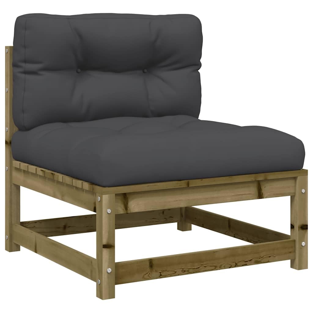 Canapé modulaire en bois de pin pour aménager petit balcon