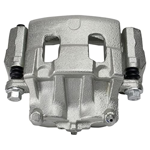 Image of TRQ Front Left and Right Brake Caliper Set Caliper Brackets Compatible with 07-09 Ford Edge All Wheel Drive 10-12 Edge 08 Lincoln MKX All Wheel Drive with 330mm Diameter Front Rotors 09-13 MKX