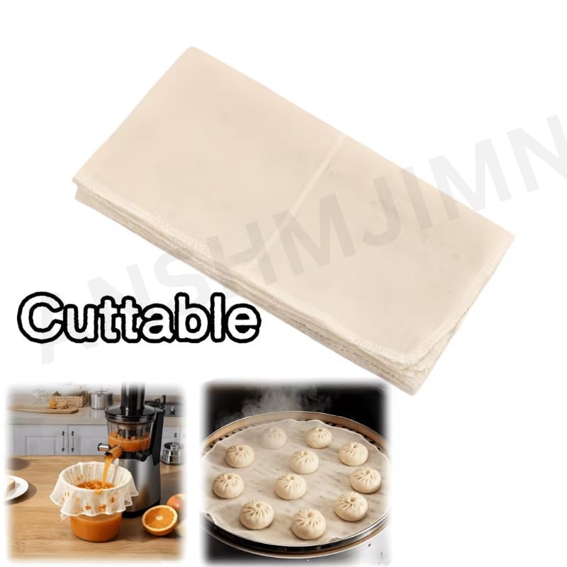 Image of Premium Cheesecloth (6 Pcs) - 100% Unbleached Cotton, Grade 100 Fine Mesh Strainer Cloth 20x20 Inch - Reusable Muslin Cloth for Paneer, Cheese (Pack of 6)