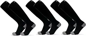 Meia de Compressão Cano Longo 15-30 mmHg melhor Para Academia,Corrida,Varizes,Viagens Melhor para homens e mulheres
