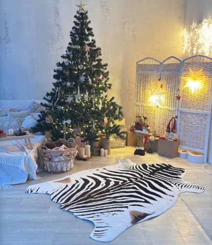 Tapete MustMat Animal Print Cebra 140x200 cm miniatura 7