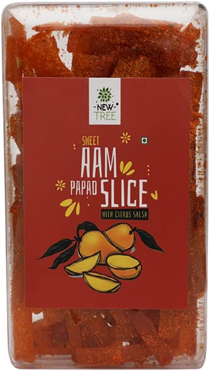 New Tree Sweet Aam Papad Slice (with Citrus Salsa) 180 gms II Chatpata Flavour