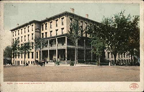 Van Ness House Burlington, Vermont VT Original Antique Postcard