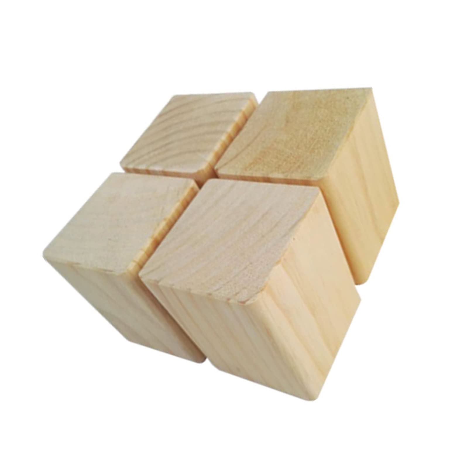 WYQXTY Heavy Duty Wooden Furniture Riser, Wooden Furniture Risers 5x5cm 5-10cm Lift 4 Pcs(10cm)