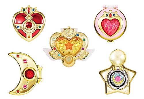 BANDAIGashapon Sailor Moon Transforming Compact 2 Set