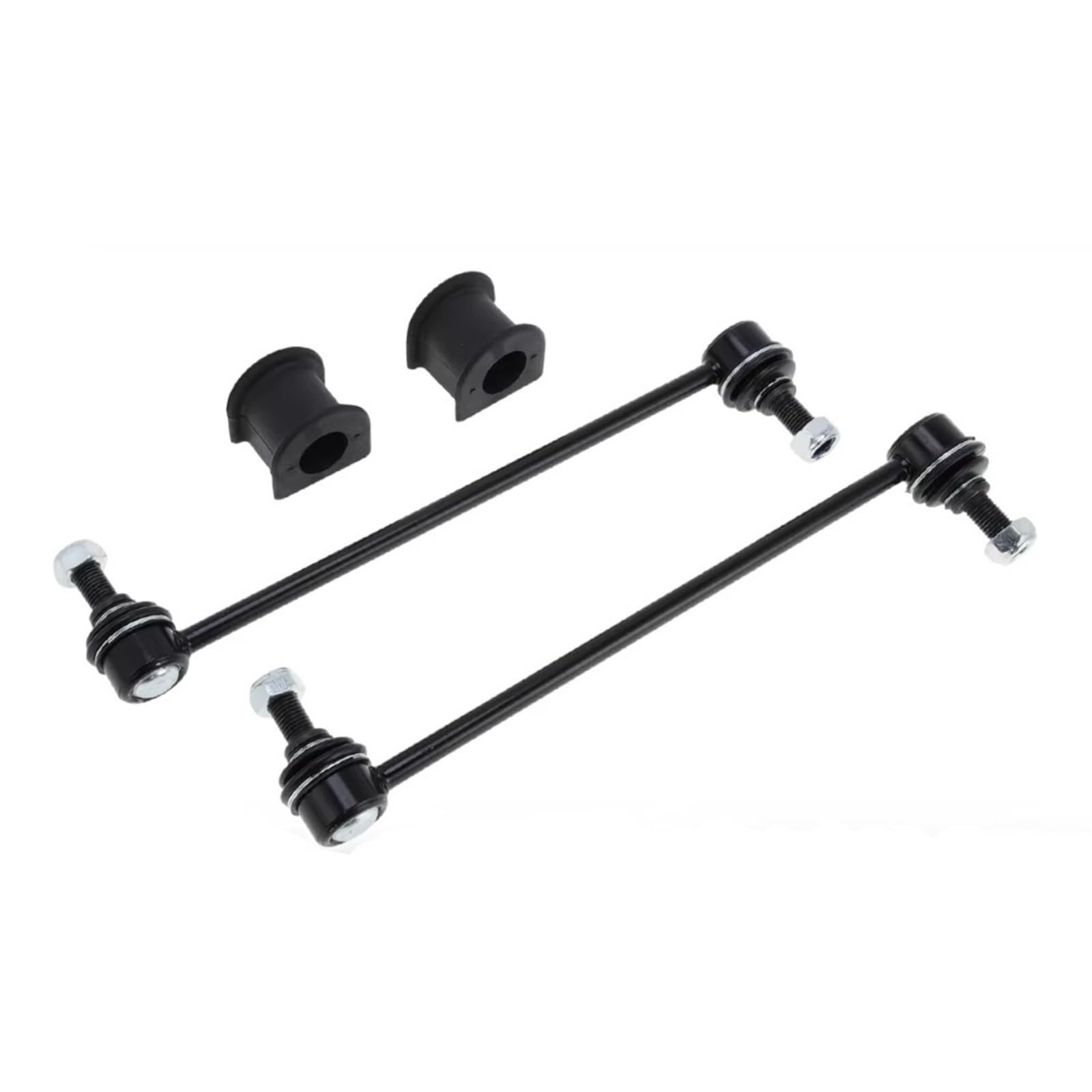 Buje de Barra estabilizadora, 1 par de bieletas de Barra estabilizadora Delantera con 2 bujes 488030, Compatible con Toyota Corolla.