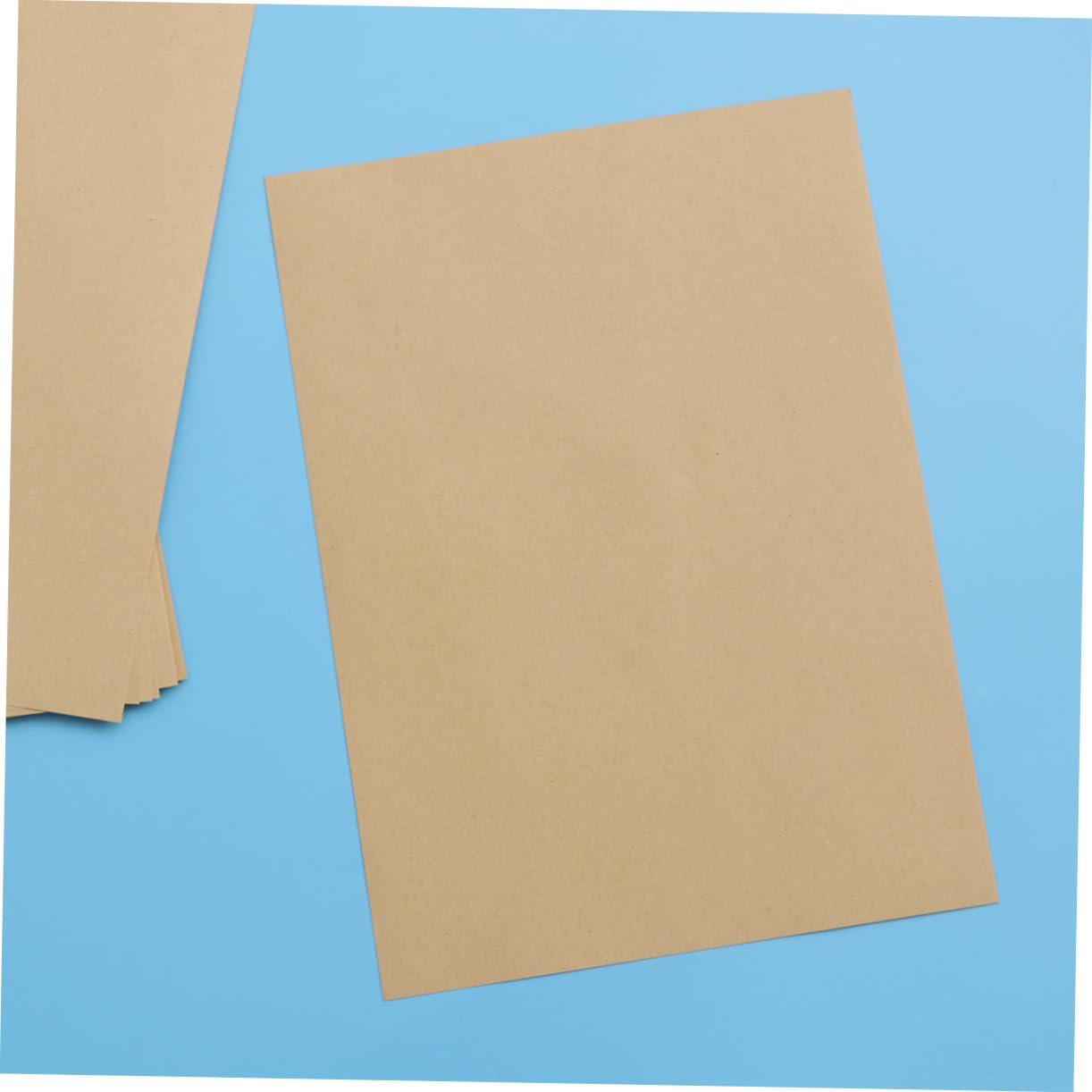 Operitacx Papier à Lettres Vintage en Kraft 100 Feuilles 120g Khaki