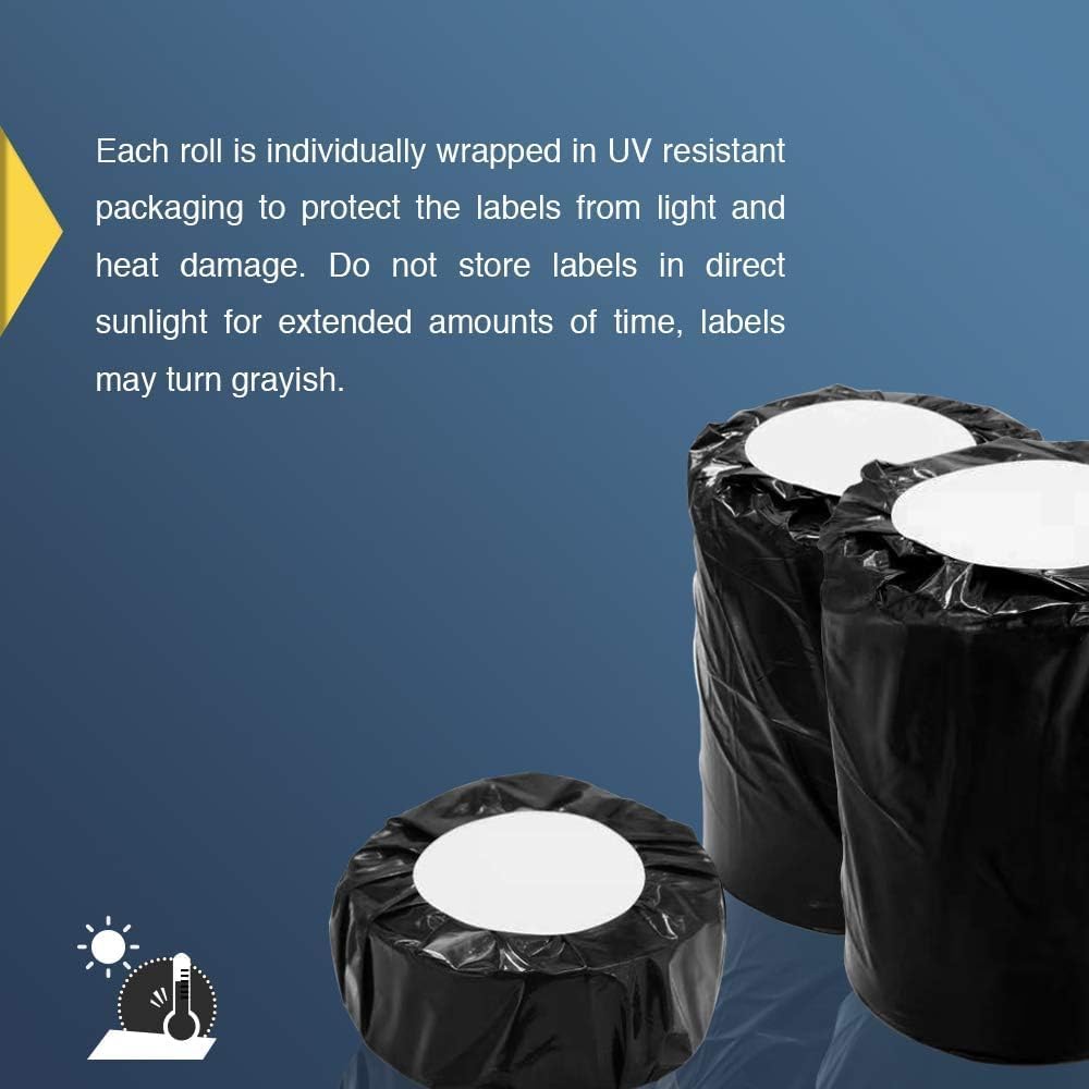 BETCKEY - 10 Rouleaux DK-11201 Étiquettes d'Adresse Compatible avec Brother, 29mm x 90mm, 4000 Étiquettes pour Imprimantes d'Étiquettes QL Brother (2 Fixateurs Réutilisables)