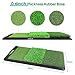 SOUUXIU 3-in-1 Golf Hitting Mat Tri-Turf Golf Practice Mat Non-Slip Golf Training Mat with Handle
