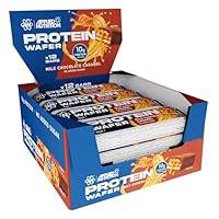 Applied Nutrition Protein Wafer Bar – High Protein Wafer Snack with 10g Protein Per Bar Milk Chocolate Coated Light Crispy Texture (39g Bar) (Milk Chocolate Caramel)