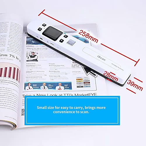 Scanner portable pour numériser reçus et documents A4 sans ordinateur - 3
