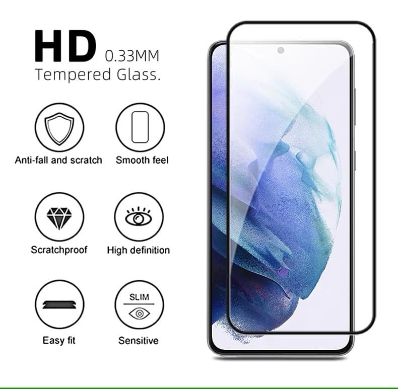 R&B Goods Pellicola protettiva in vetro temperato di alta qualità (confezione da 4), durezza 9H, bordo 2,5D, rivestimento oleorepellente per iPhone 16 Pro Max