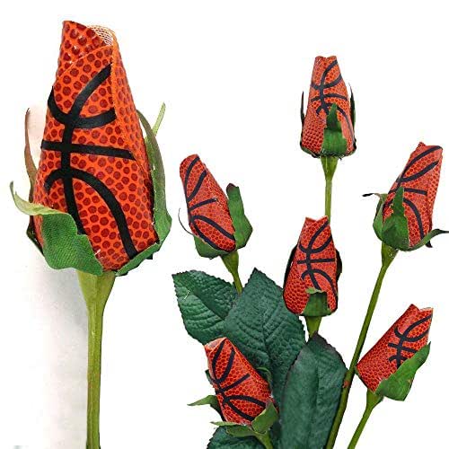 Basketball Rose (Pack of 6) Handmade, Original Design by