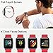 YAMAY Smart Watch for Android and iOS Phone IP68 Waterproof, Fitness Tracker Watch with Heart Rate Monitor Step Sleep Tracker, Smartwatch Compatible with iPhone Samsung, Watch for Men Women Red