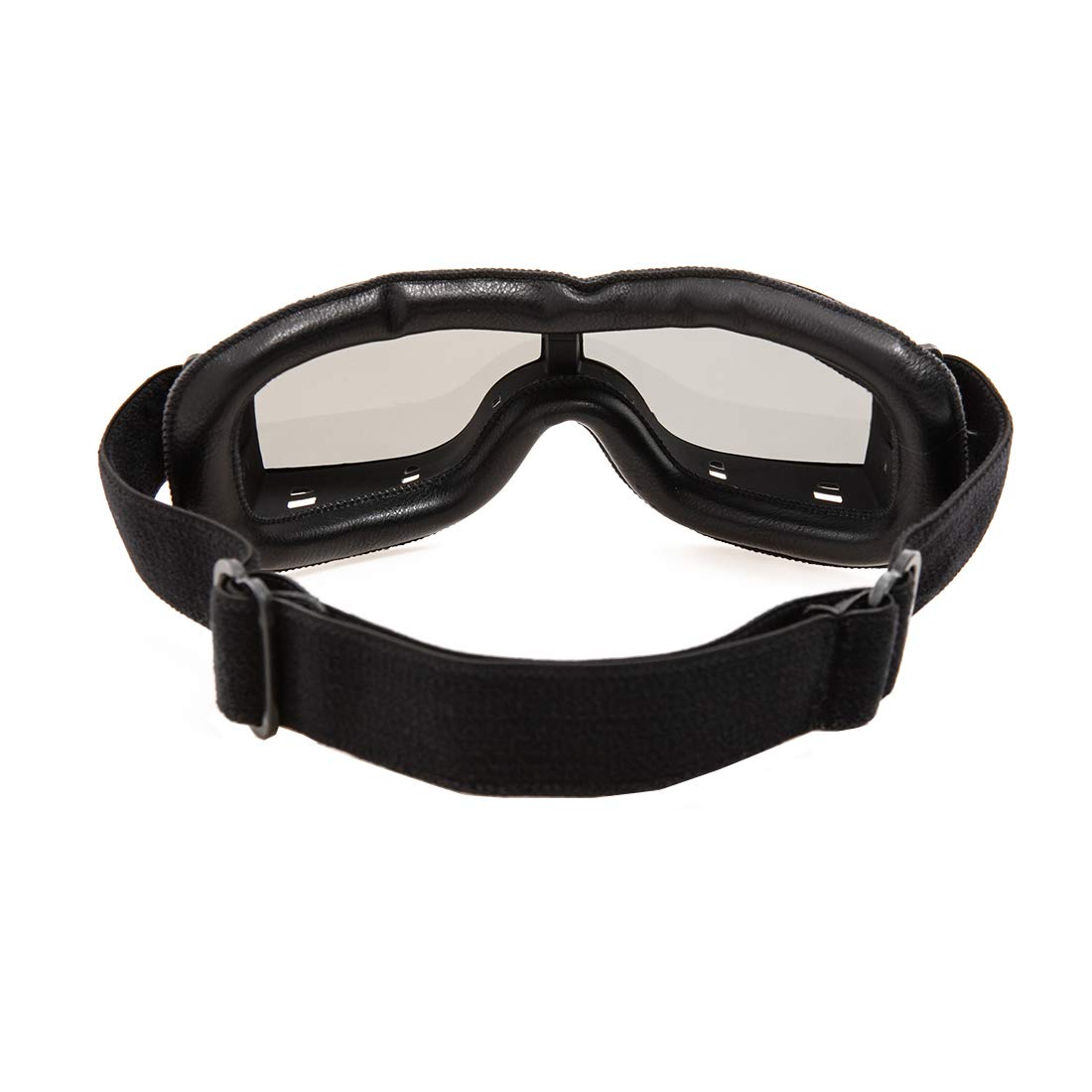 Motorradbrille PU Leder Sonnenbrillen Sportbrille Retro Radbrille für ATV Bike Motocross Brille Schutzbrille