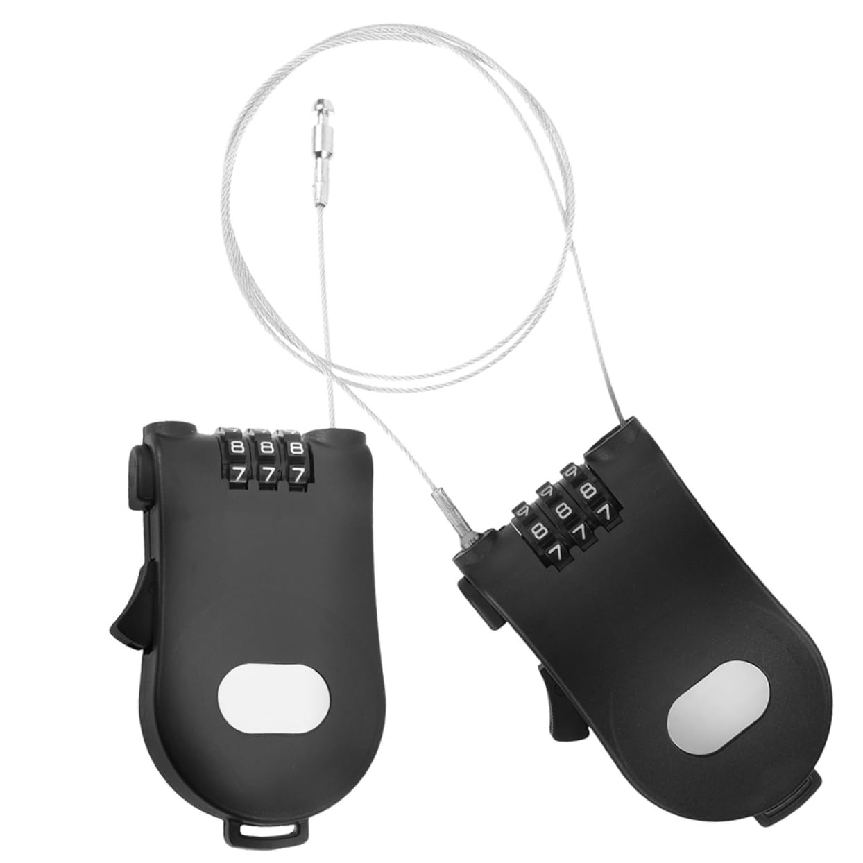 BESPORTBLE 8pièces Serrure Anti-vol Pour Snowboard Et Ski Verrou De Sécurité Plastique Léger Pour Vélo Poussette Et Équipement