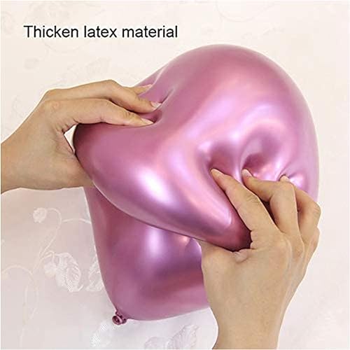 Miniatura 5 de Globos de fiesta, globo de metal cromado, globos de látex de 12 pulgadas para fiestas, despedidas de soltera, baby shower, graduación, compromiso,