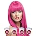 Produktbild La Riche Directions Semi-Permanente Haarfarbe 4er Pack (Pink Carnation) + KOSTENLOSES Blue Banana Sugar Skull Täschchen