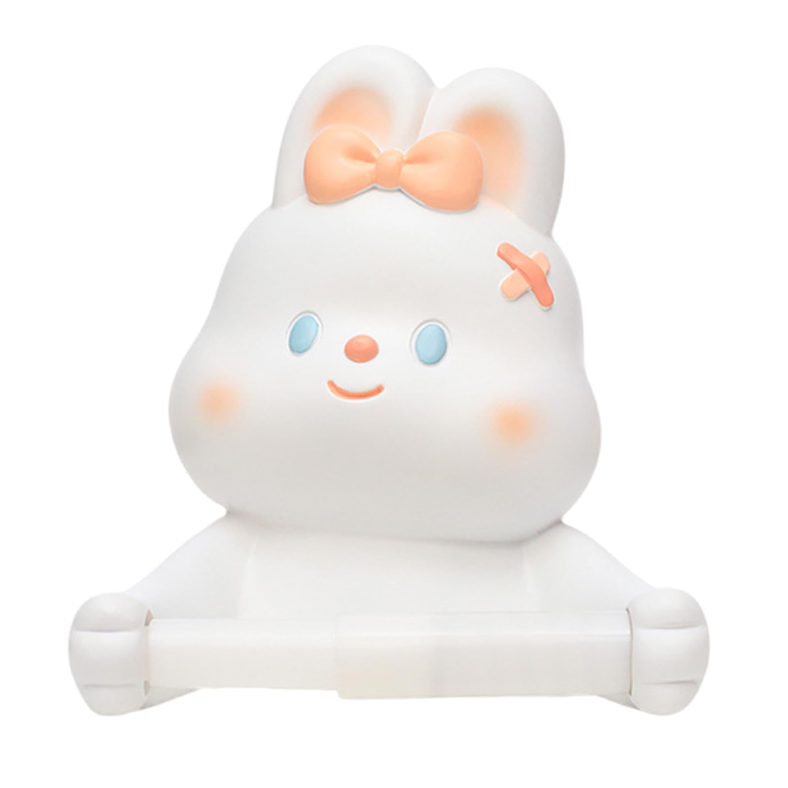 Bathroom Tissue Roll Holder Storage Rack Lovely Rabbits Holder Wall Mounted Tissue Rack Toilet Roll Wall Mounted Bathroom