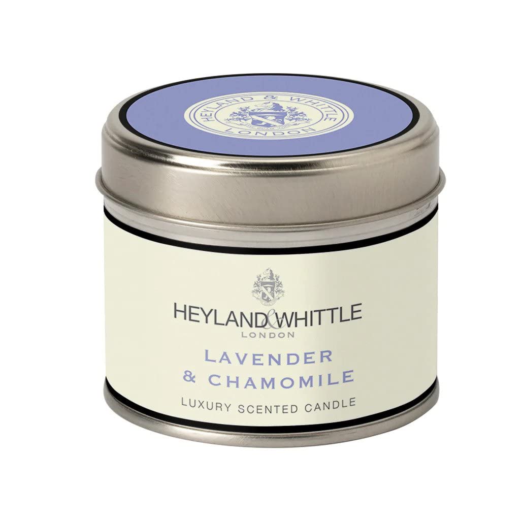 Classic Lavender & Chamomile Candle in a Tin 180g - Heyland & Whittle
